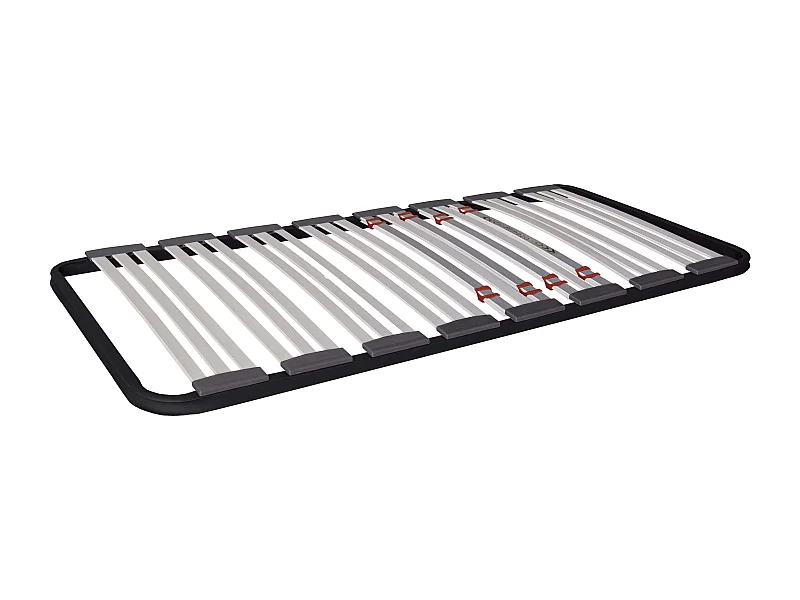Somier 105x180 cm multiláminas, reguladores lumbares y laminas haya