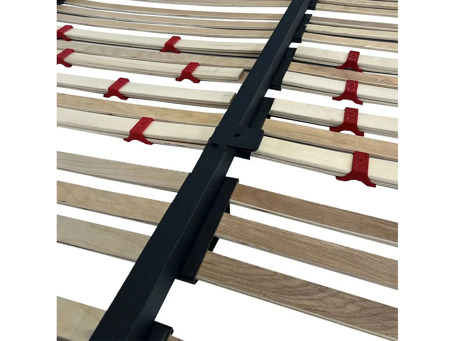 Somier XL 180x190 cm multiláminas tubo 40x30 mm haya, unión, 8 patas