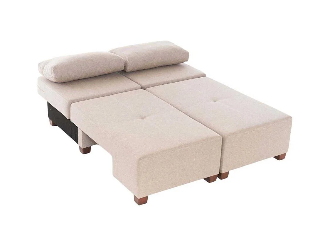 Canapé 3 places convertible en lin Penna