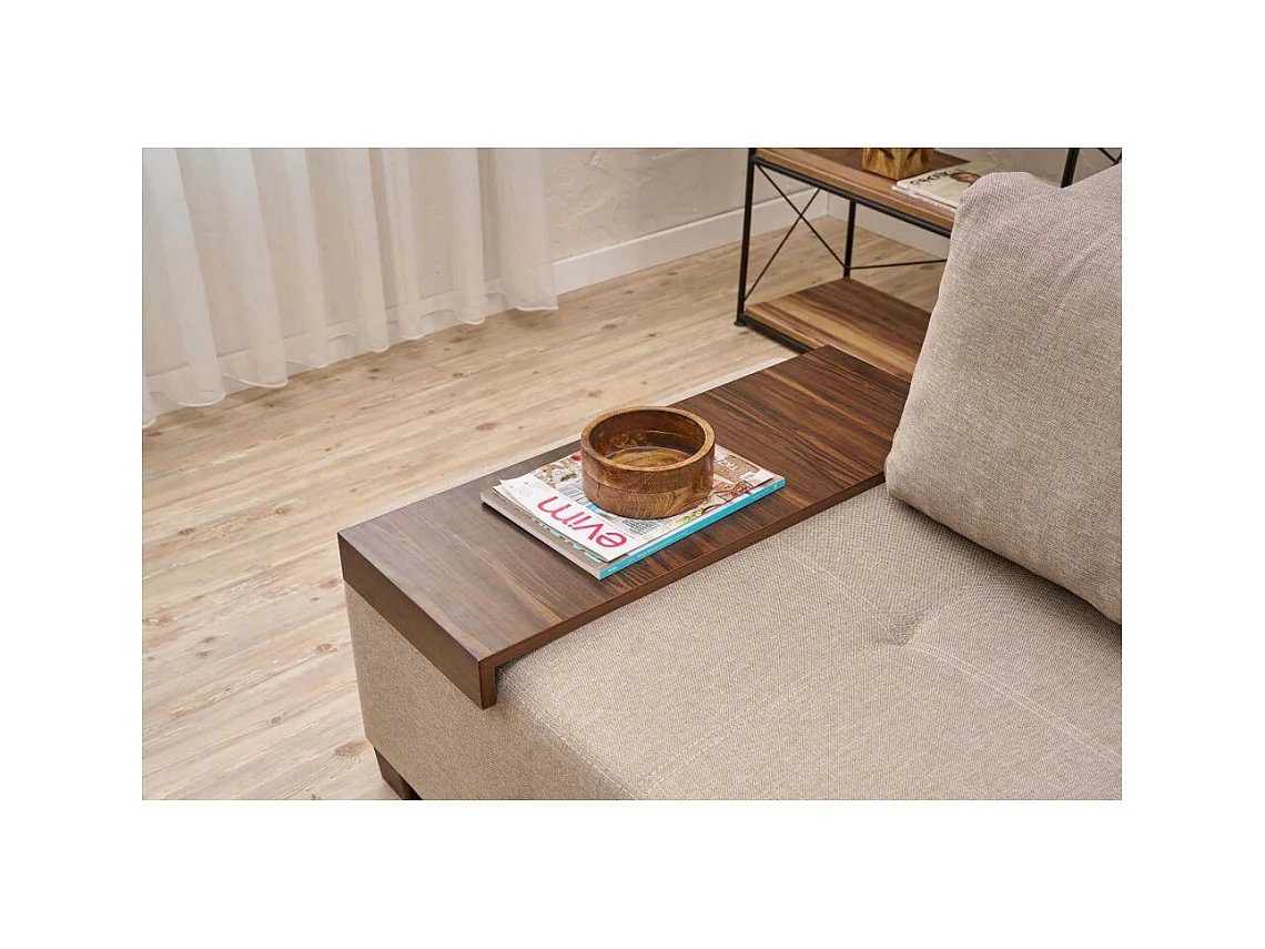 Canapé 3 places convertible en lin Penna