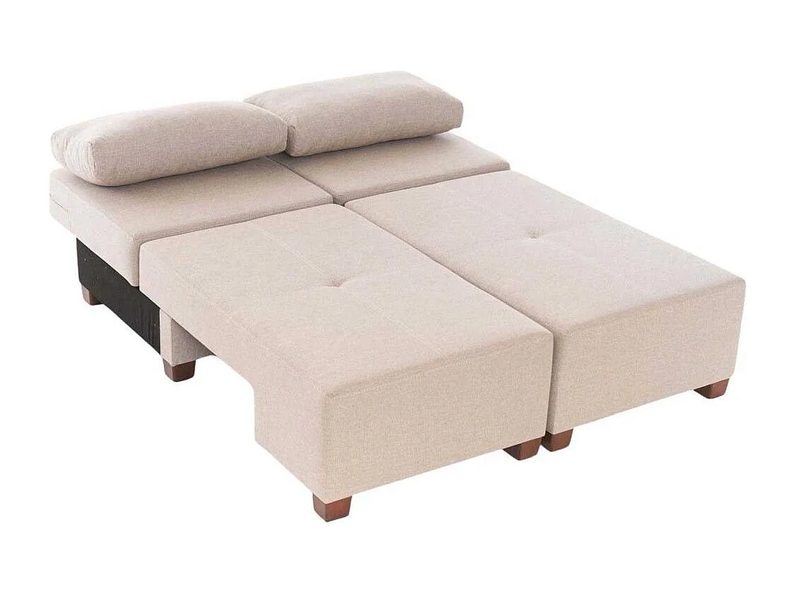 Canapé 3 places convertible en lin Penna