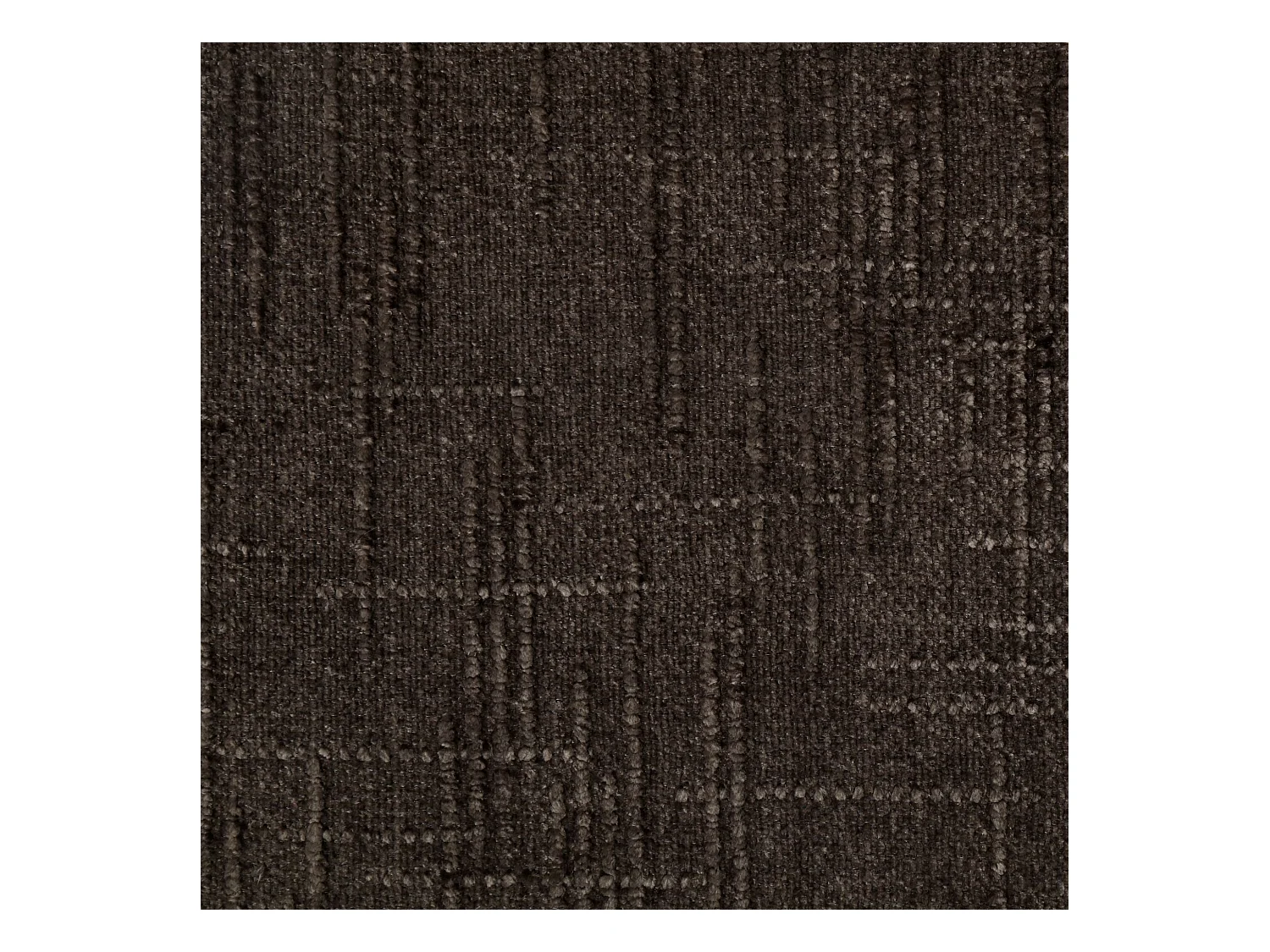 Canapé 4 places velours tramé brun expresso NAMI