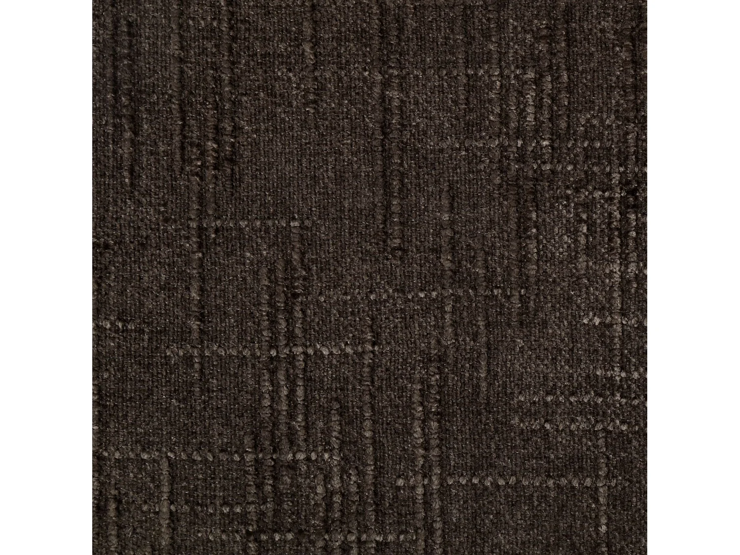 Canapé 4 places velours tramé brun expresso NAMI