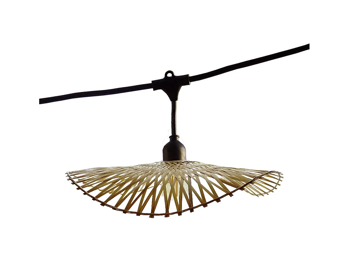 Guirlande lumineuse SERENITY Beige Bambou 6m