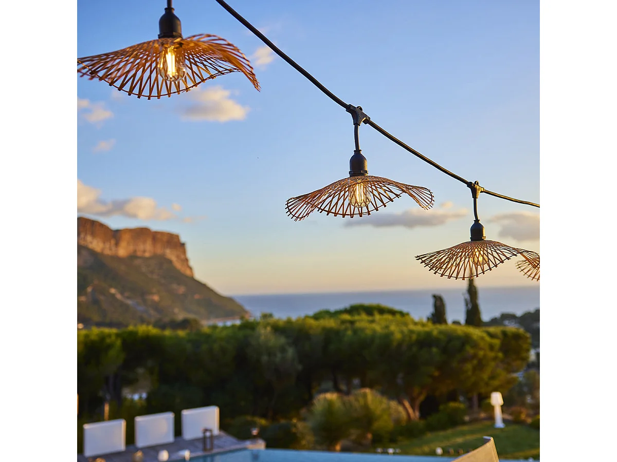 Guirlande lumineuse SERENITY Beige Bambou 6m