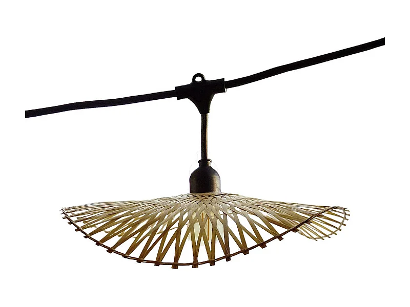 Guirlande lumineuse SERENITY Beige Bambou 6m