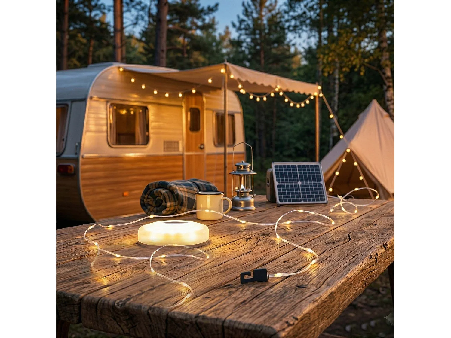 Guirlande enroulable et rechargeable ROLY 10M