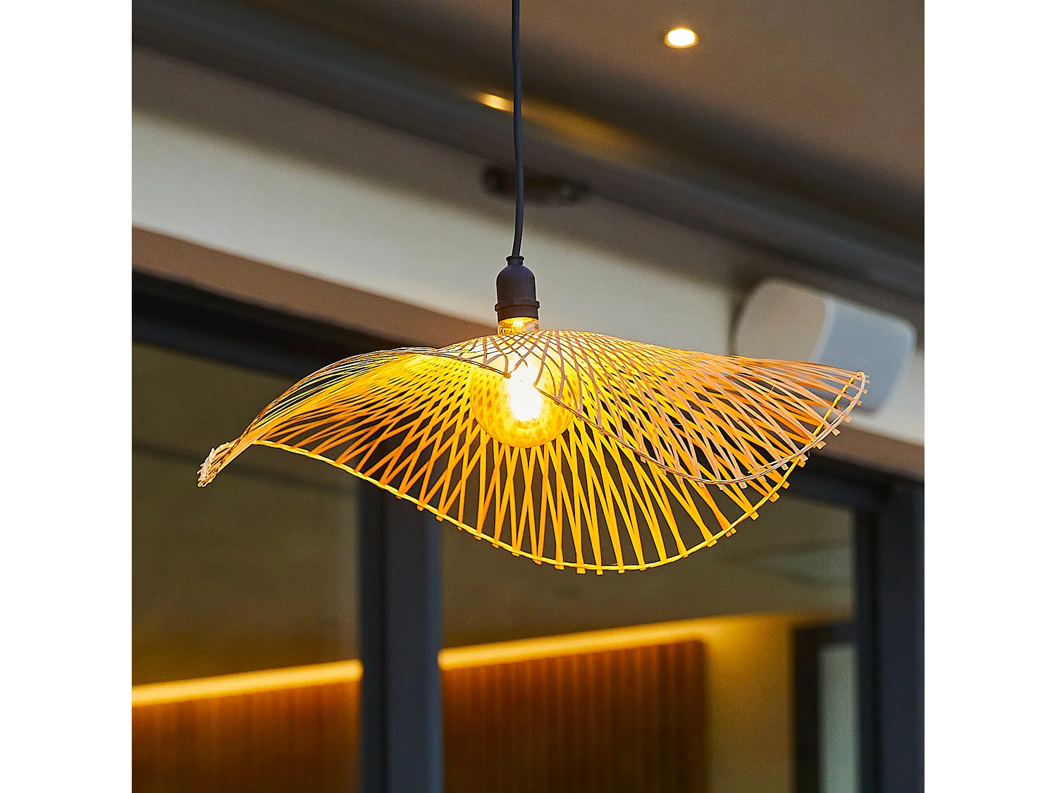 Abat jour naturel seul LAIA H50cm