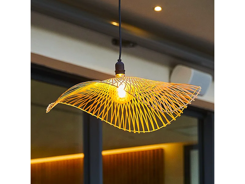 Abat jour naturel seul LAIA H50cm