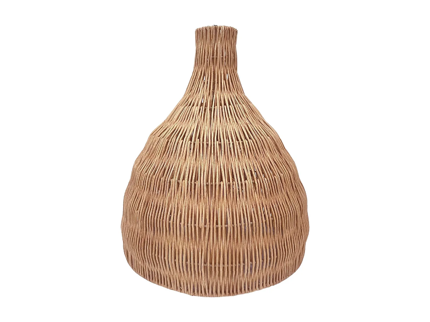 Abat-jour BELLA Marron Rotin H38cm