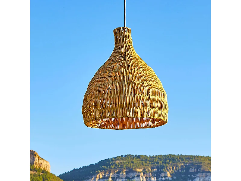 Abat jour naturel seul BELLA H38cm