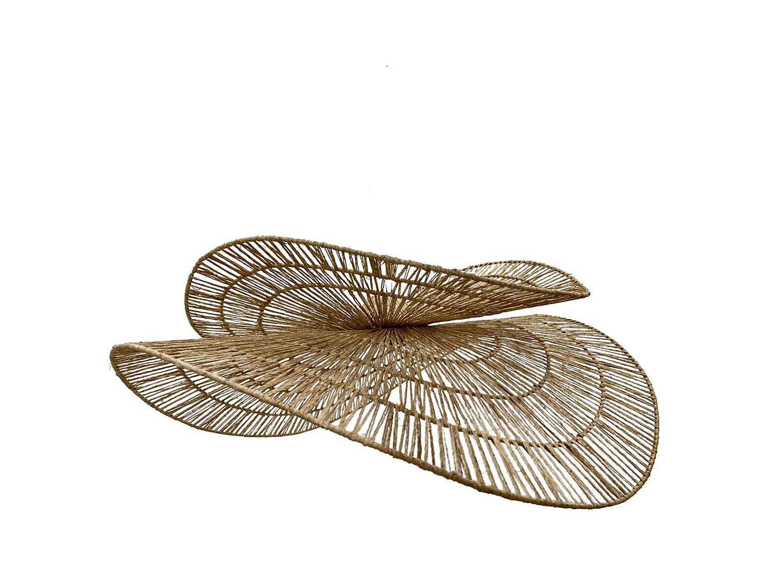 Abat-jour SOLARA Bois Jute H21cm