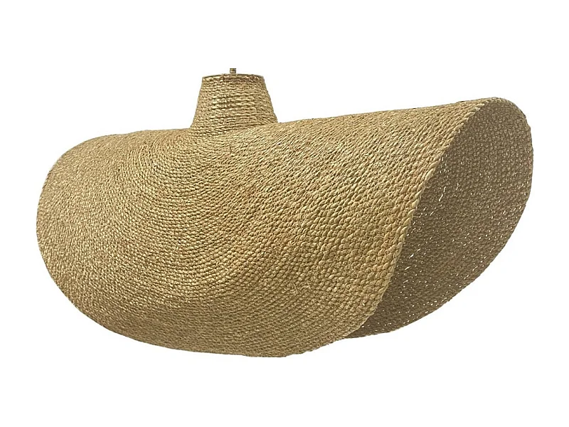 Abat-jour KLEIA Marron Herbe marine D32cm