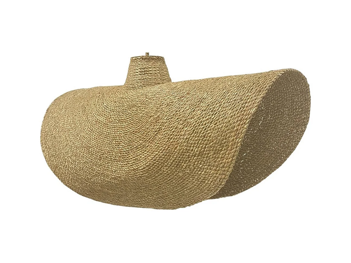 Abat-jour KLEIA Marron Herbe marine D32cm