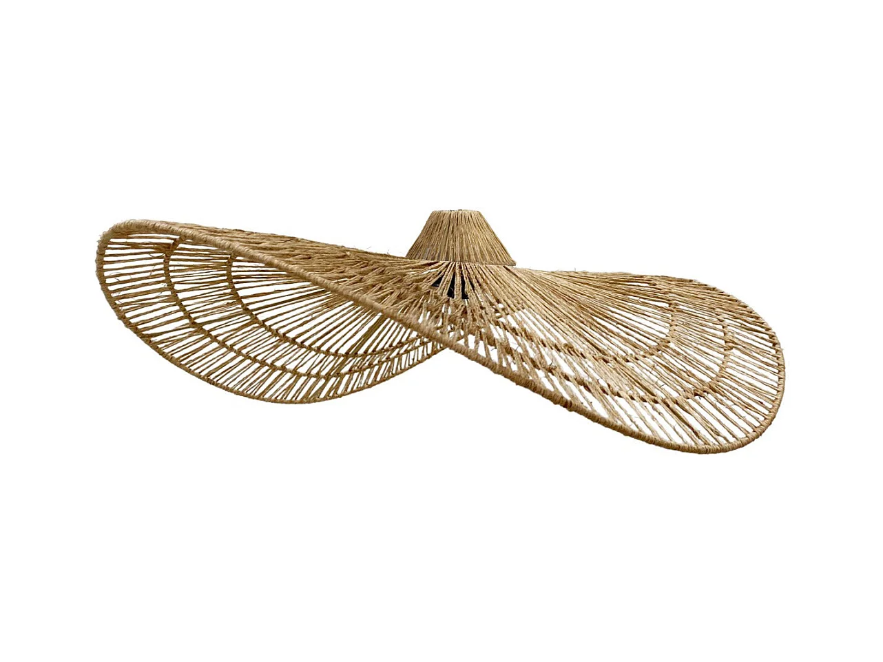 Abat-jour MARBELLA Beige jute naturel H14cm