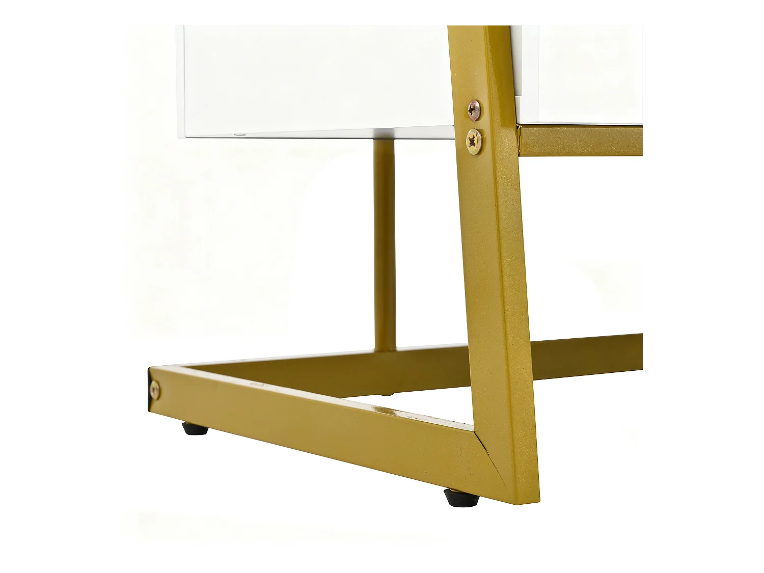 Porte-manteau blanc avec miroir – Vestiaire à 2 portes et patères – rangement ouvert et structure métallique