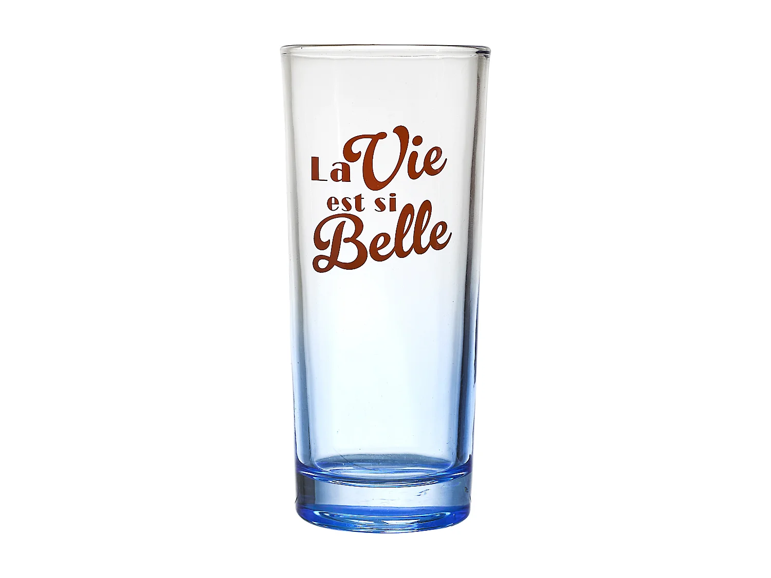 Verre Colore Dolce Vita X3 22cl Rouge, Bleu, Orange, Jaune