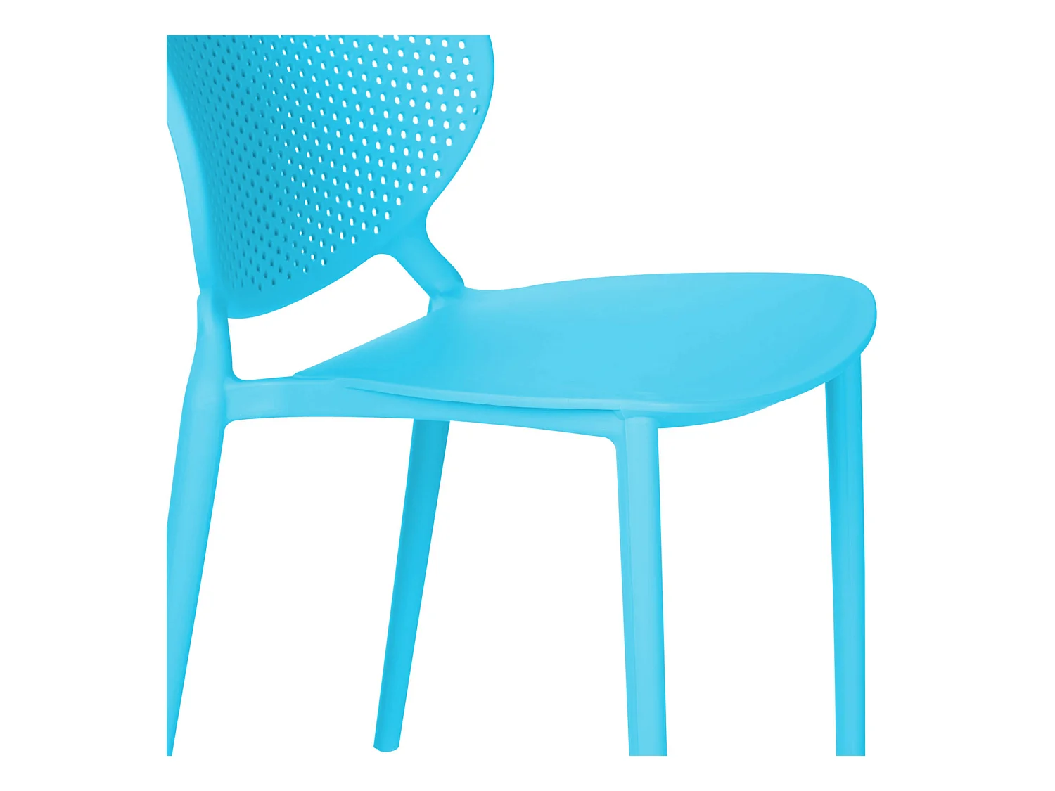 Tuinstoel 41x77,5x48 cm blauw