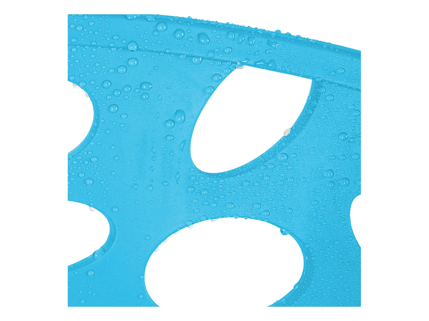 Chaise de jardin 47x83x47 cm bleue Lot de 6 Moderne