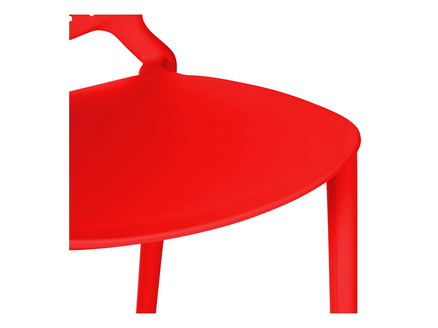 Tuinstoel 41x77,5x48 cm rood