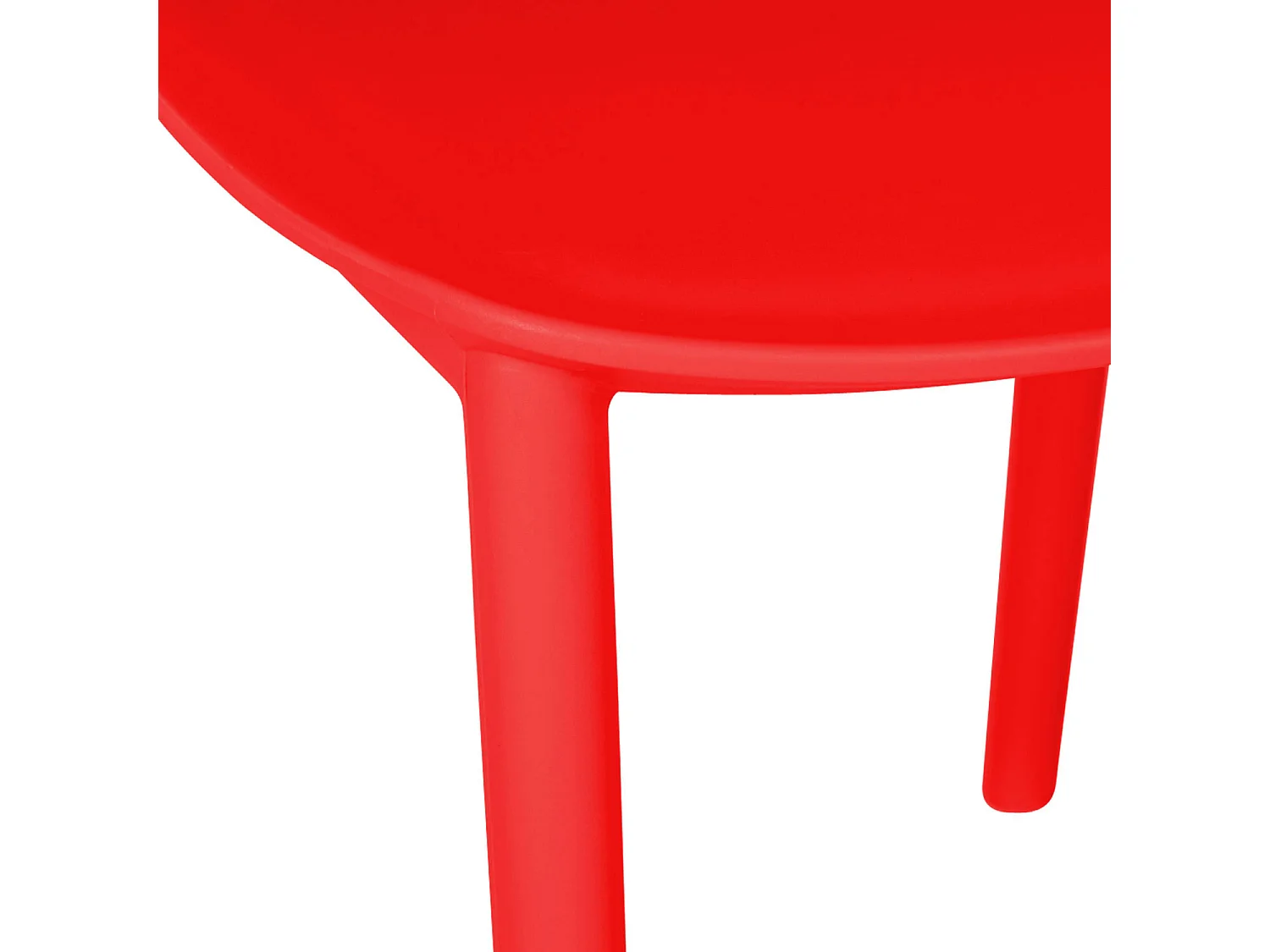 Sedia da giardino 41x77,5x48 cm rossa