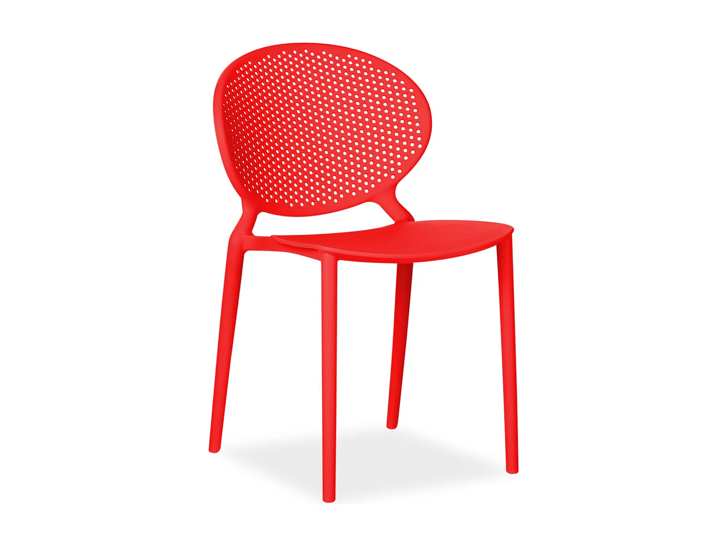 Sedia da giardino 41x77,5x48 cm rossa