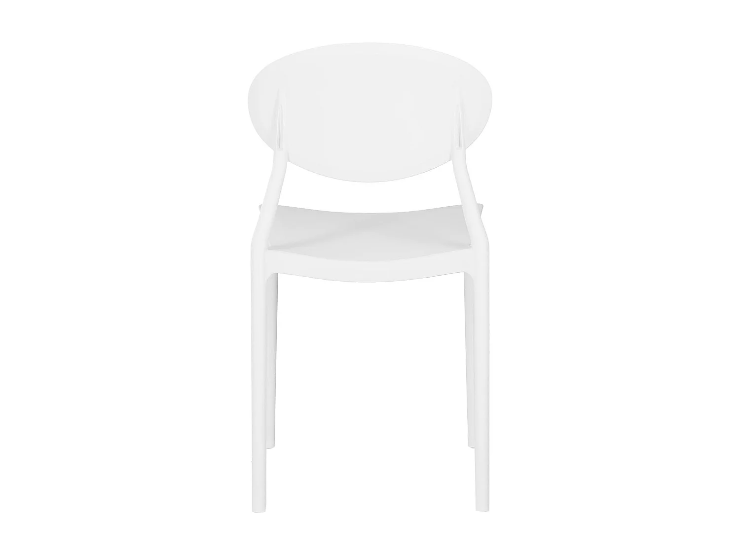 Sedia da giardino 41x80,5x51 cm bianca