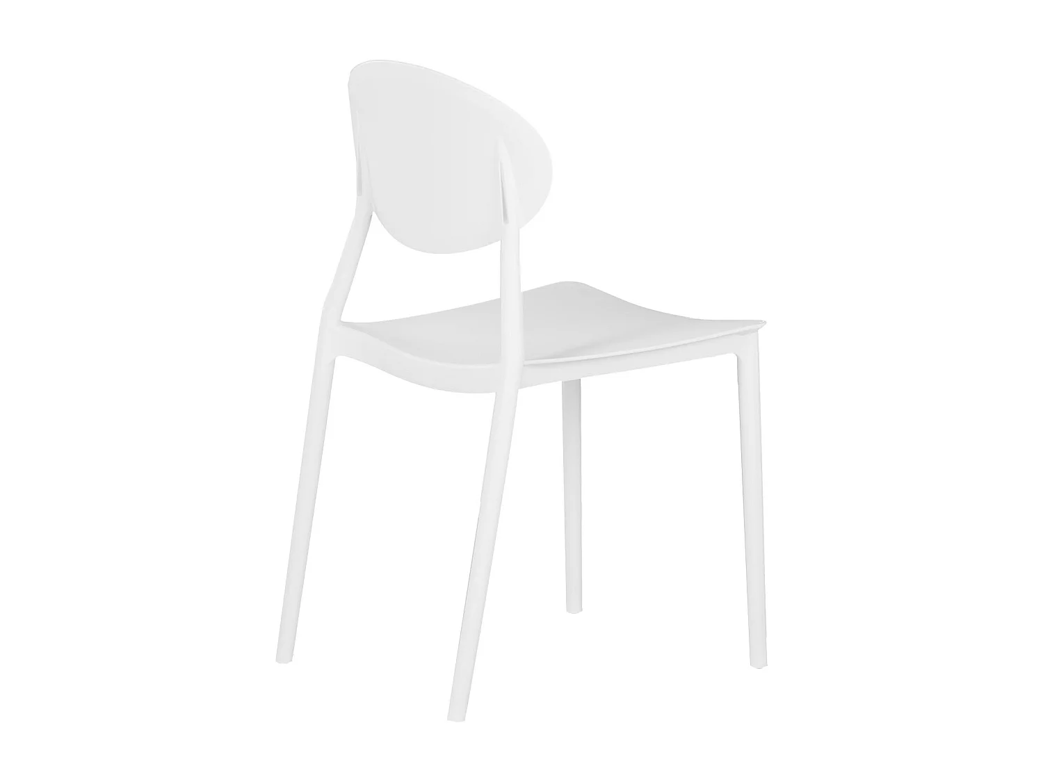 Sedia da giardino 41x80,5x51 cm bianca