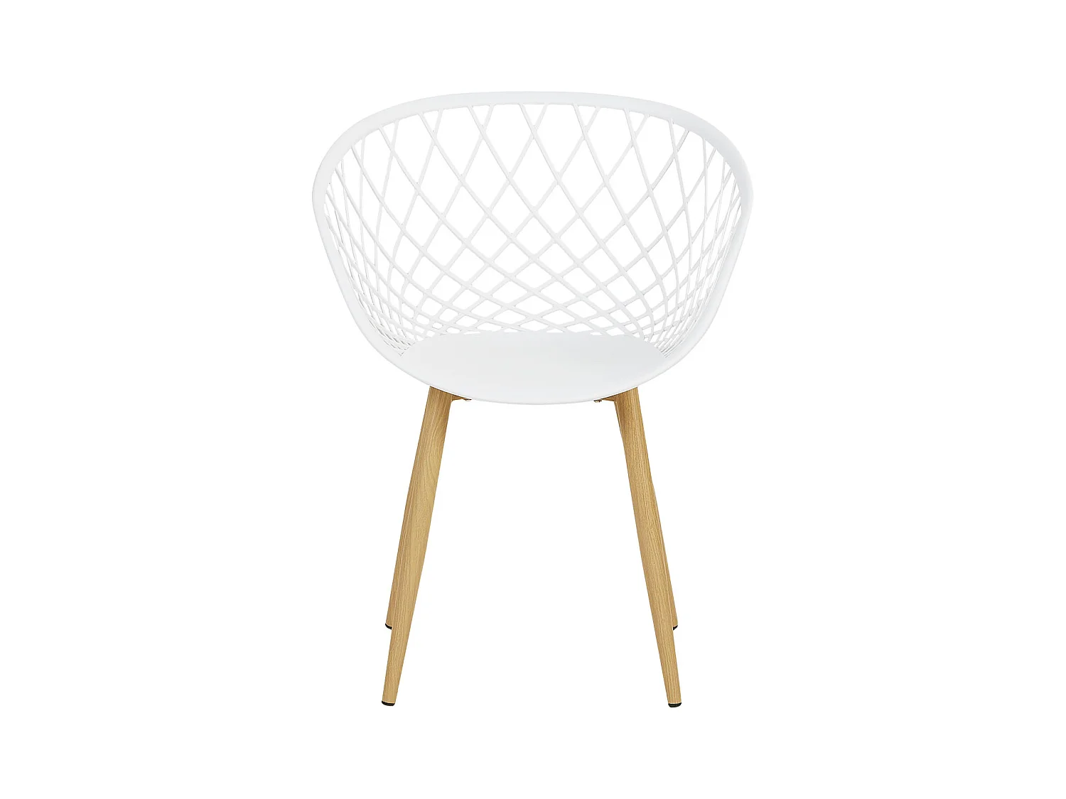 Tuinstoel 62x80x57 cm wit