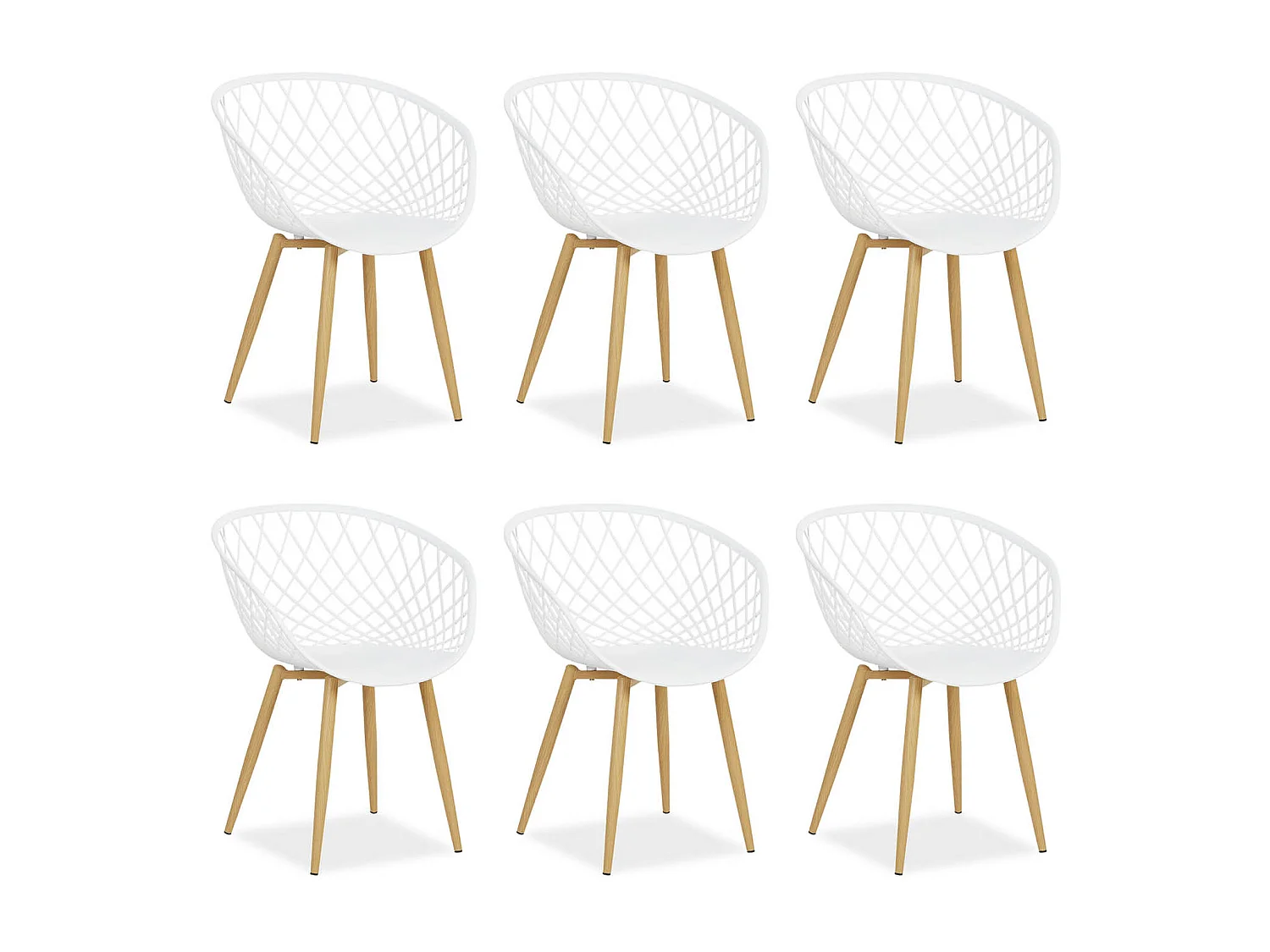 Cadeira de jardim 62x80x57 cm branca