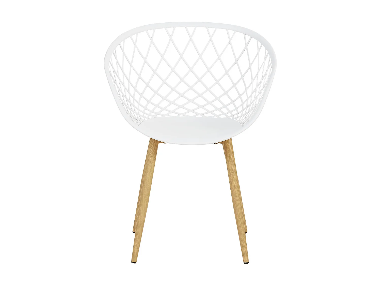 Silla de jardín 62x80x57 cm blanca