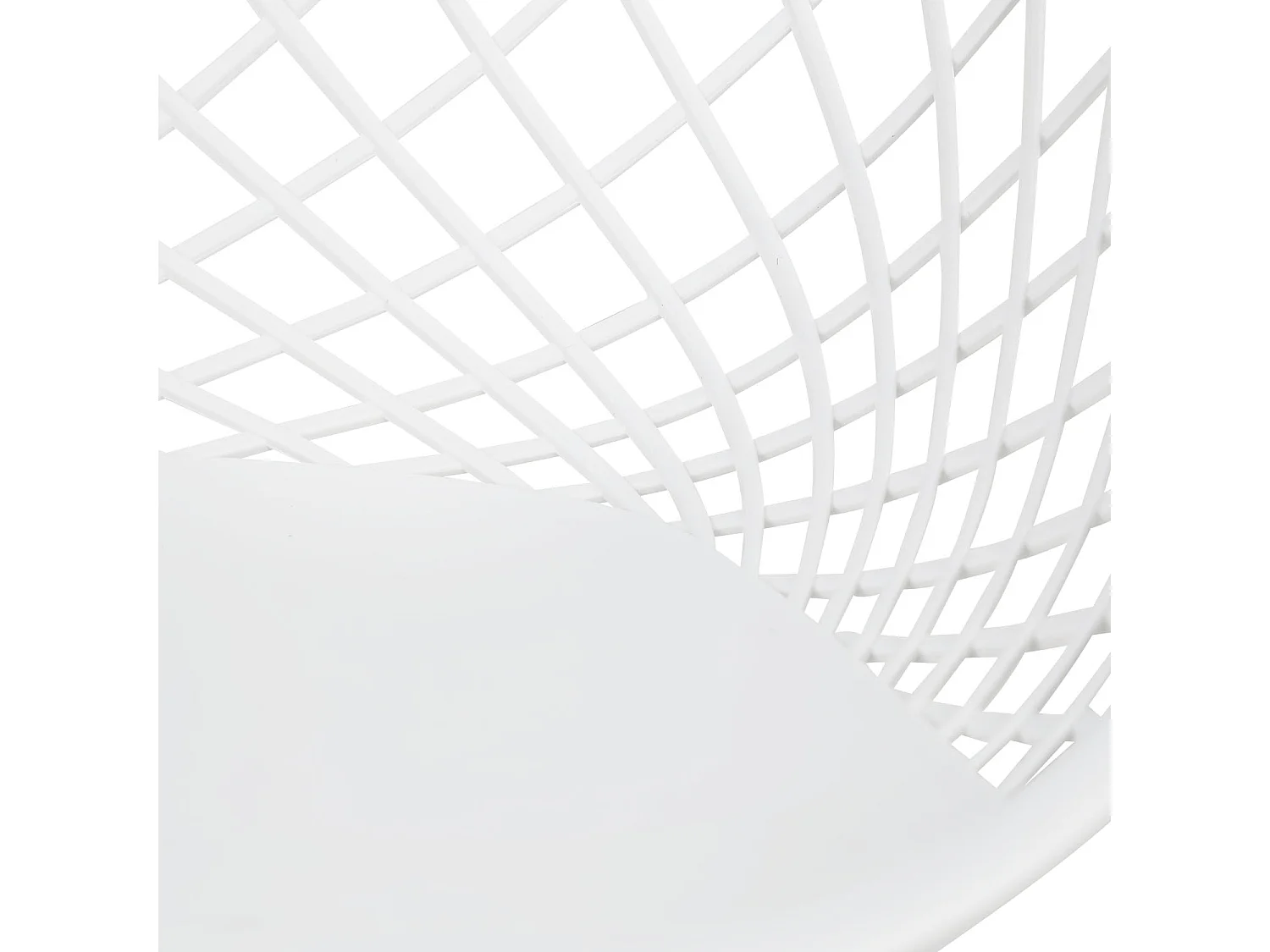 Silla de jardín 62x80x57 cm blanca