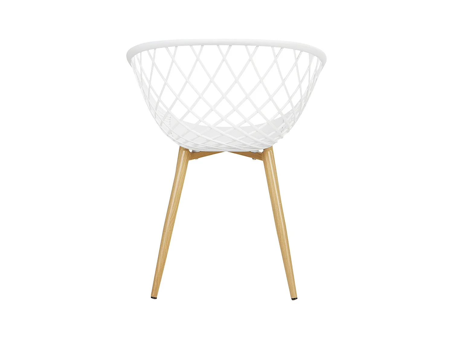 Tuinstoelenset 62x80x57 cm wit