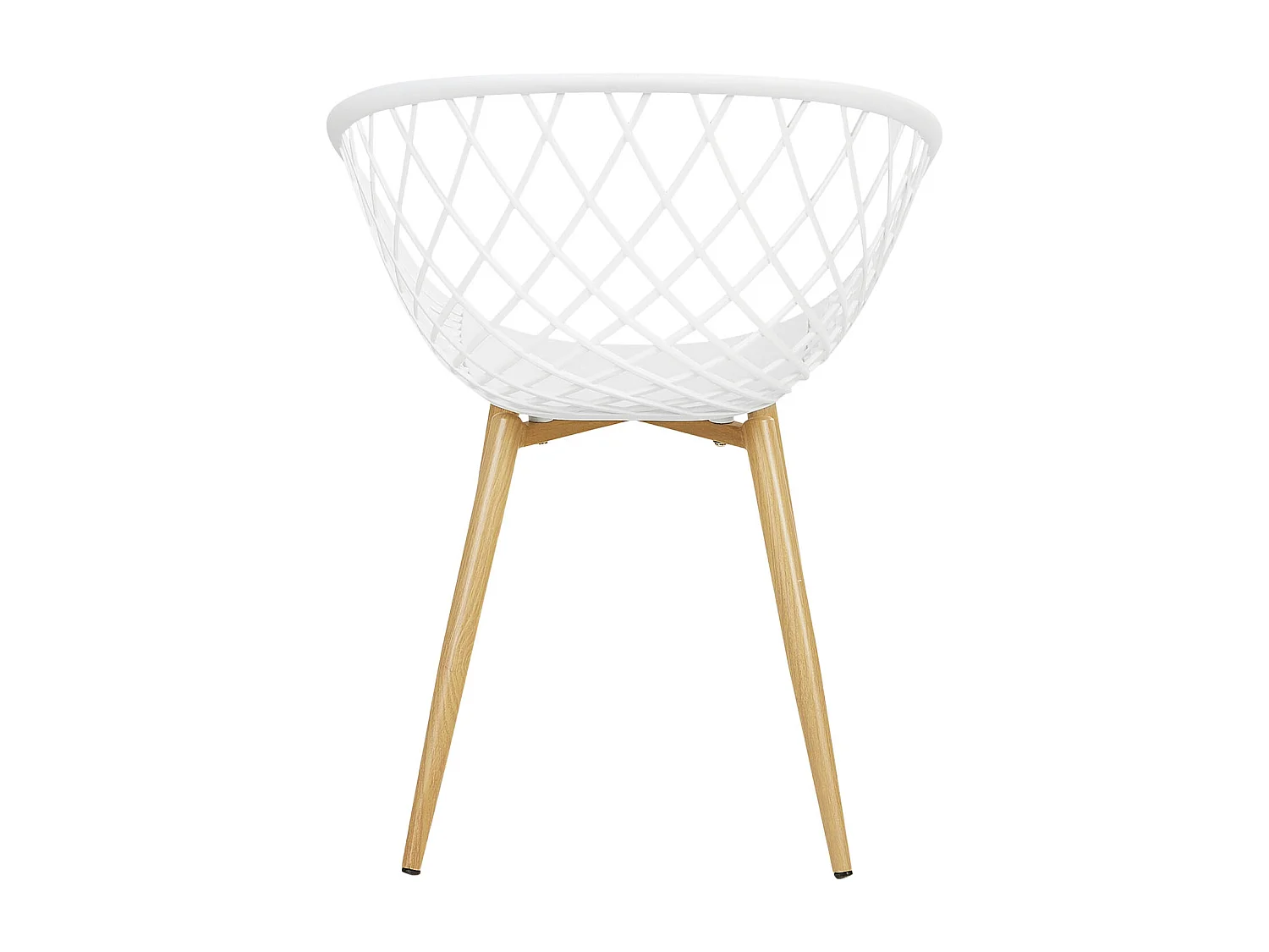 Set di sedie da giardino 62x80x57 cm bianco