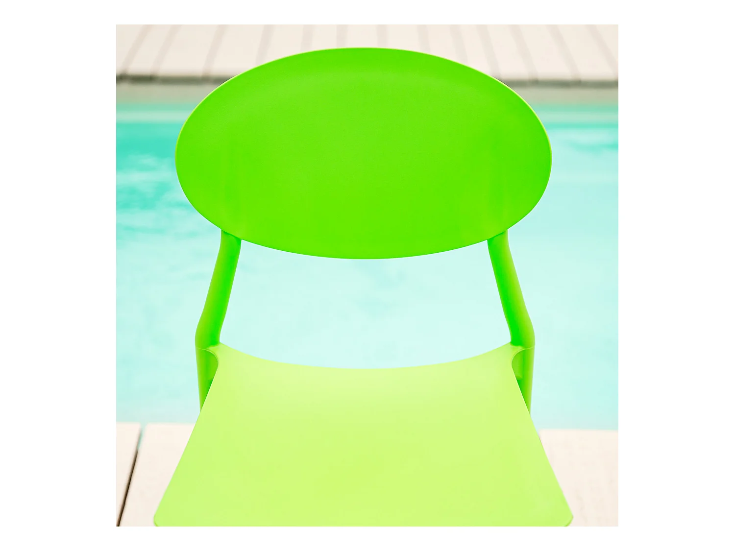 Tuinstoel 41x80,5x51 cm groen Set van 4