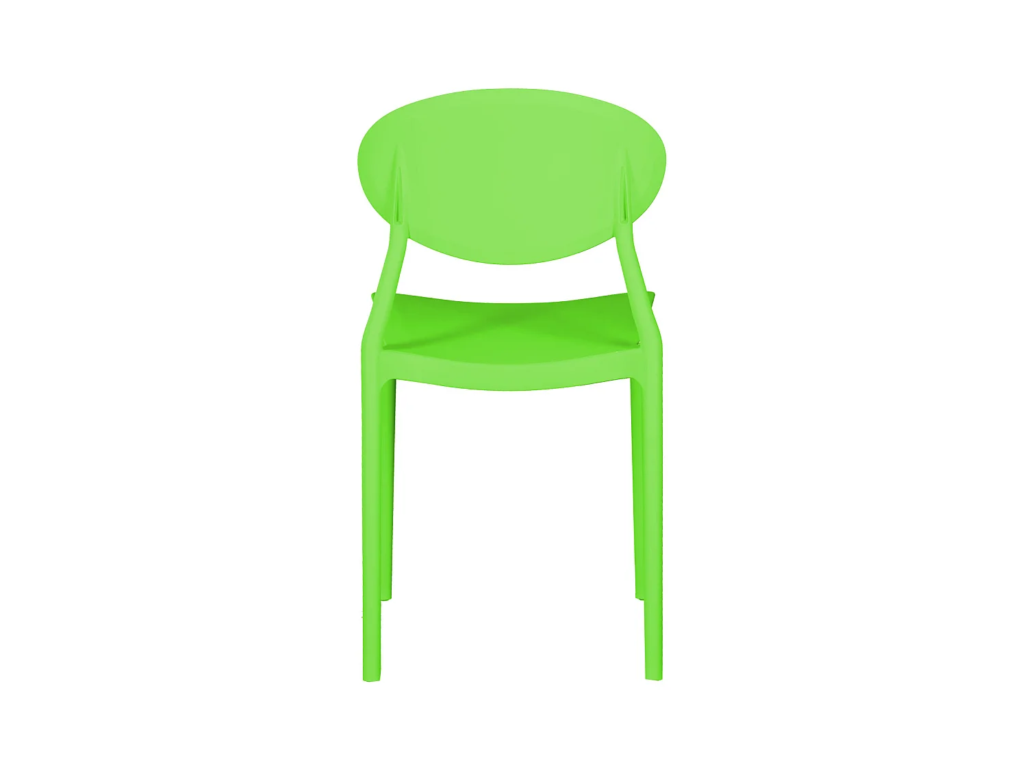 Tuinstoel 41x80,5x51 cm groen Set van 4