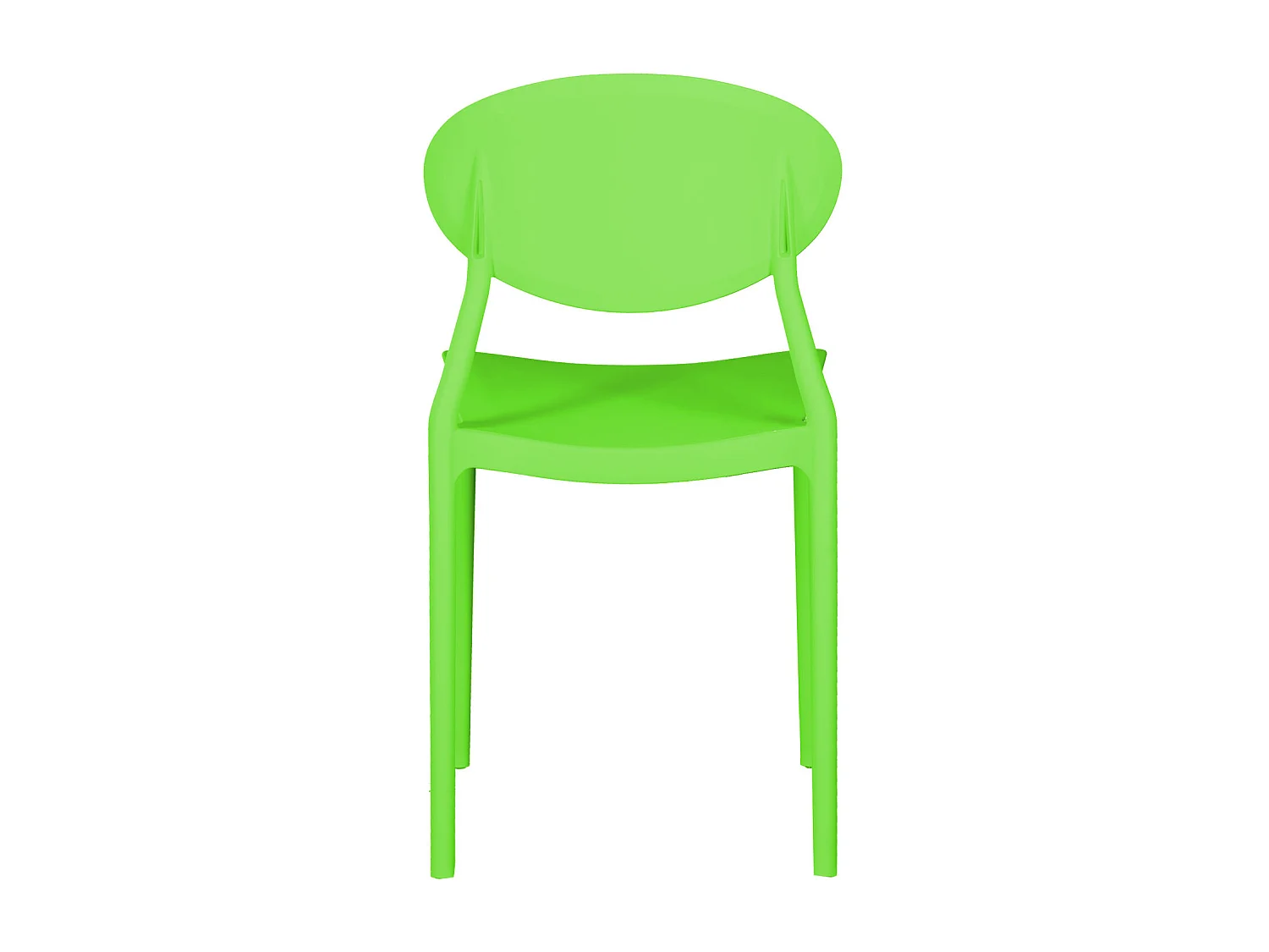 Sedia da giardino 41x80,5x51 cm verde Set da 4