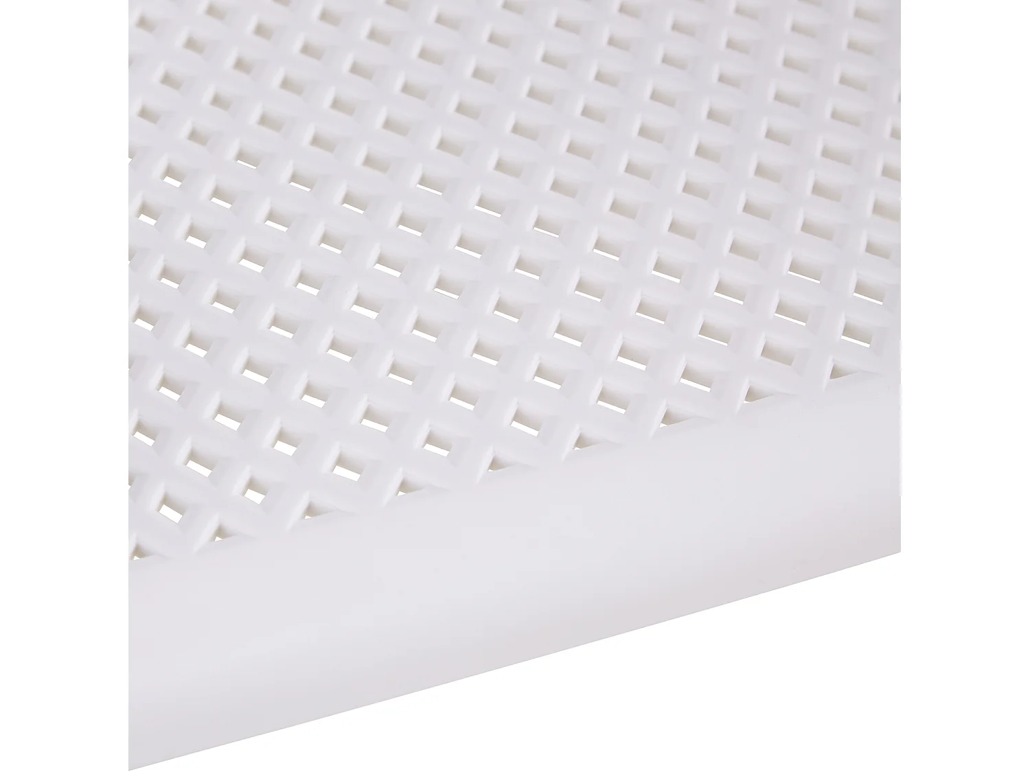 Silla de jardín 55x74.5x54 cm blanca
