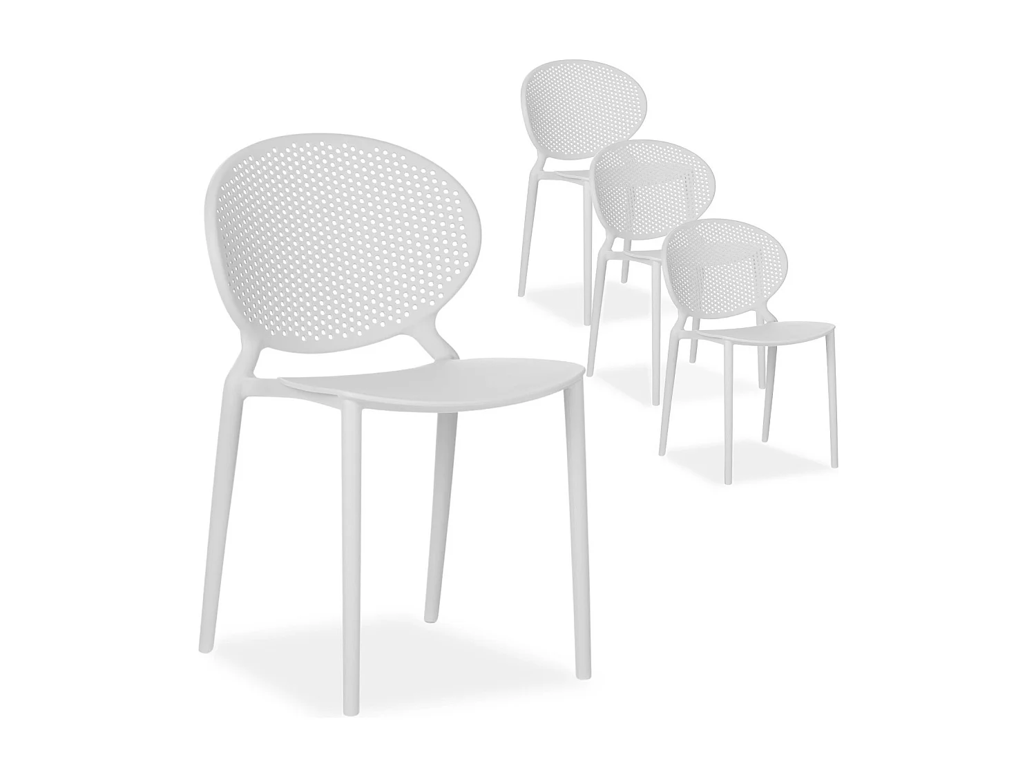 Silla de jardín 41x77.5x48 cm gris