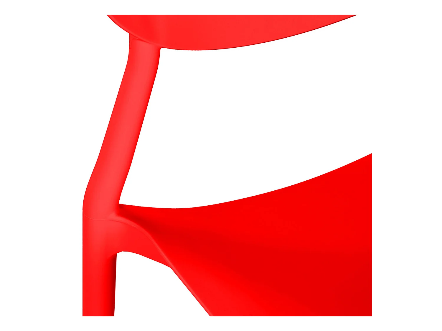 Ensemble de chaises de jardin 41x80.5x51 cm Rouge