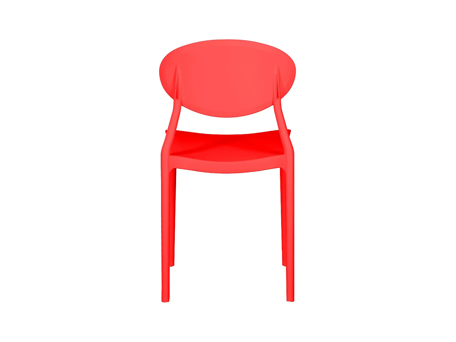 Ensemble de chaises de jardin 41x80.5x51 cm Rouge