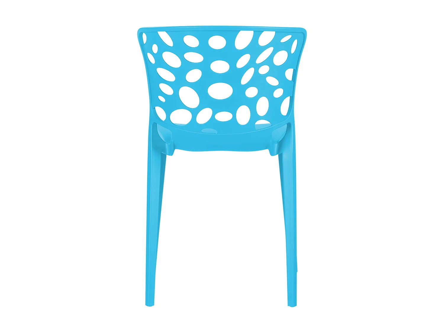 Conjunto de sillas de jardín 47x83x47 cm Azul Moderno