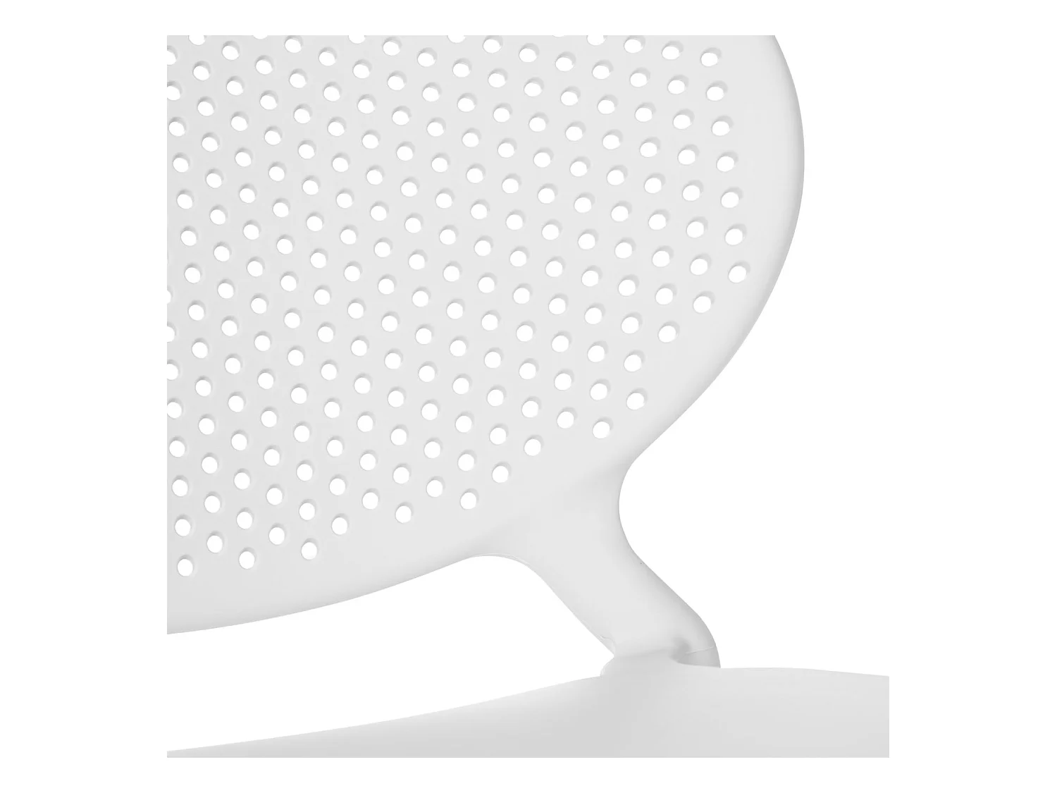 Tuinstoel 41x77,5x48 cm wit Set van 4