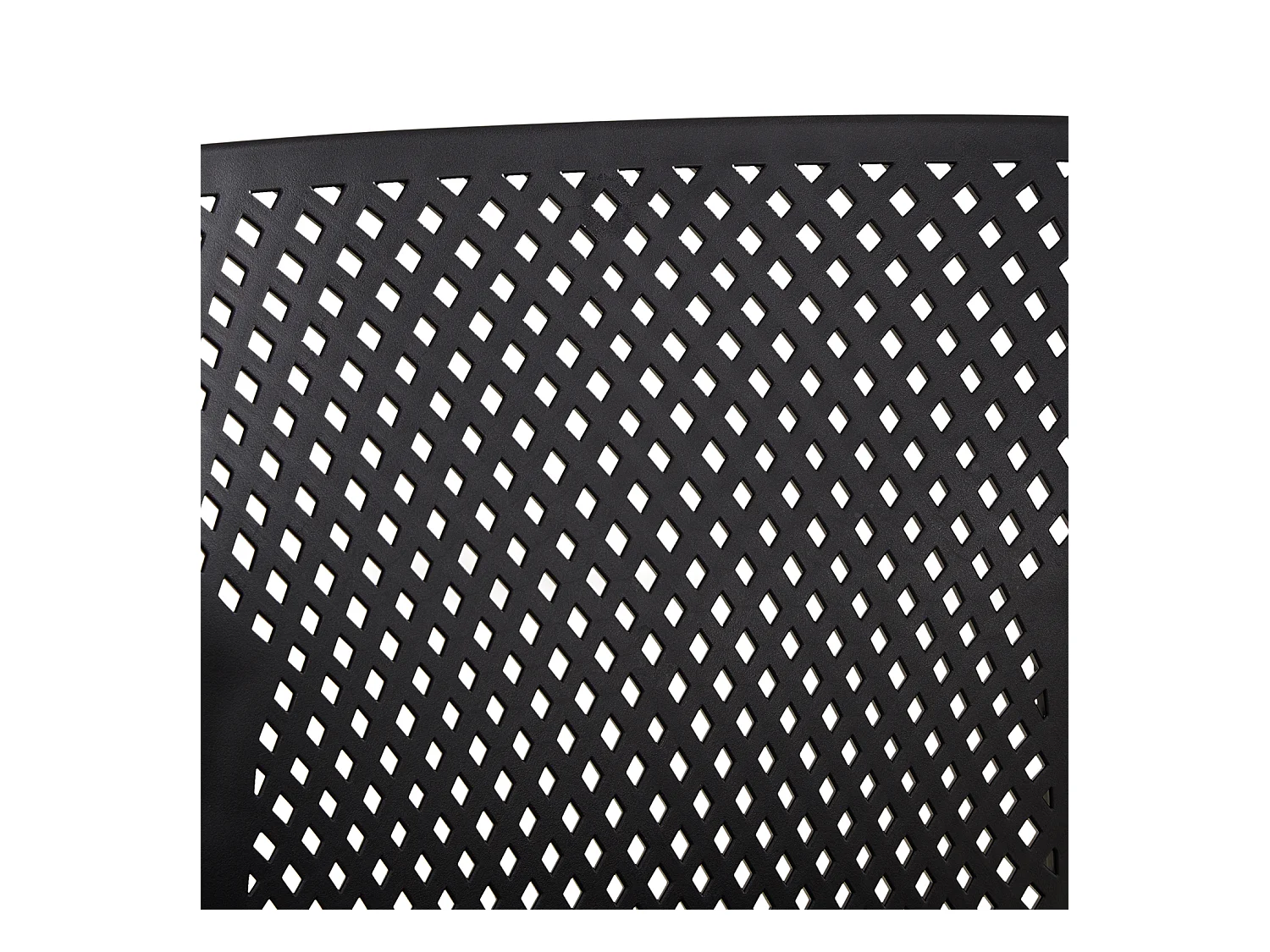 Tuinstoel 55x74,5x54 cm zwart set van 6