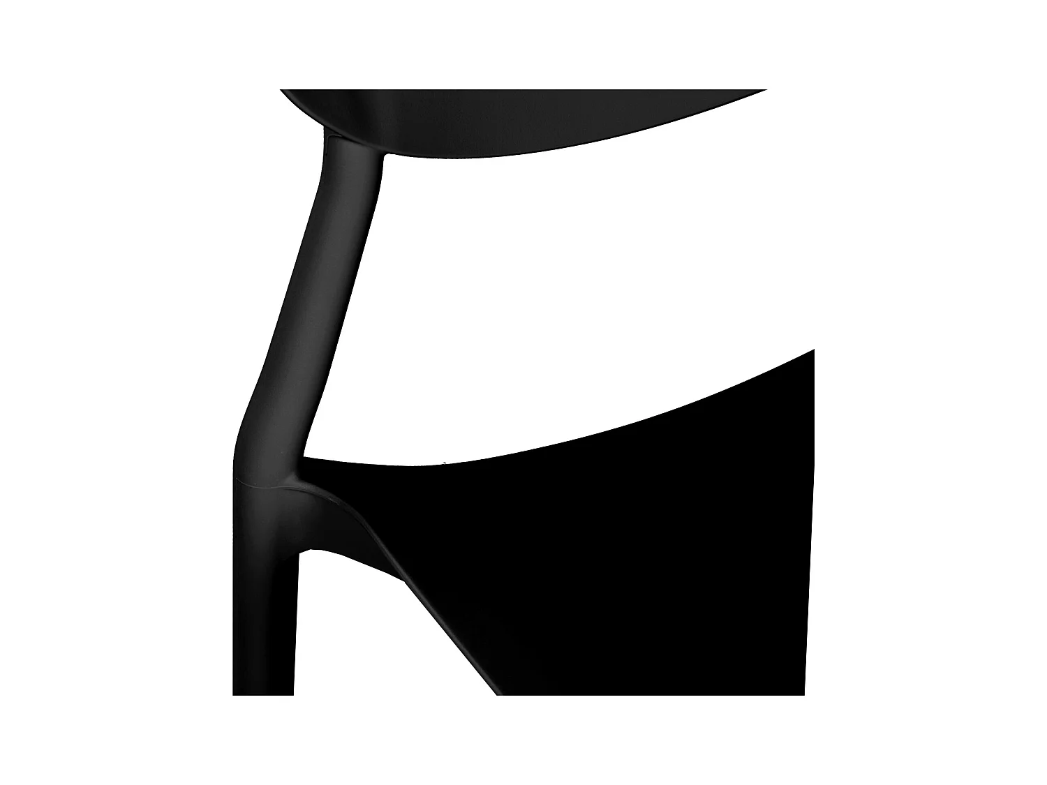 Ensemble de chaises de jardin 41x80.5x51 cm Noir