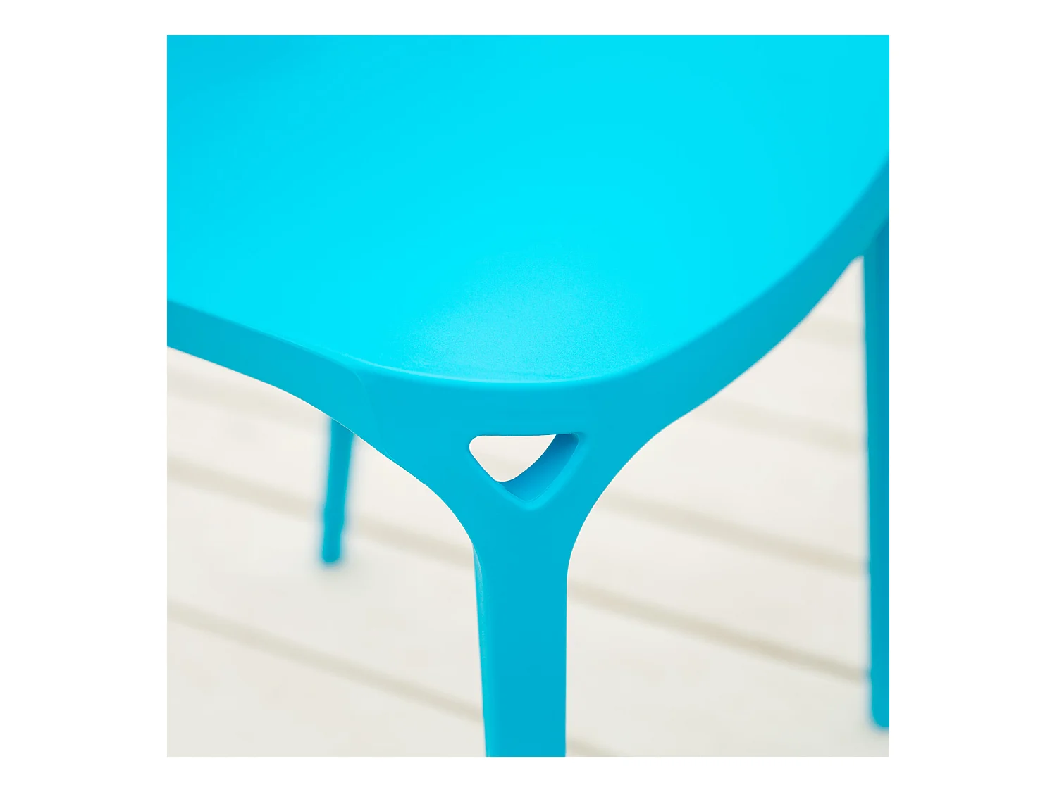 Chaise de jardin 47x83x47 cm Bleu