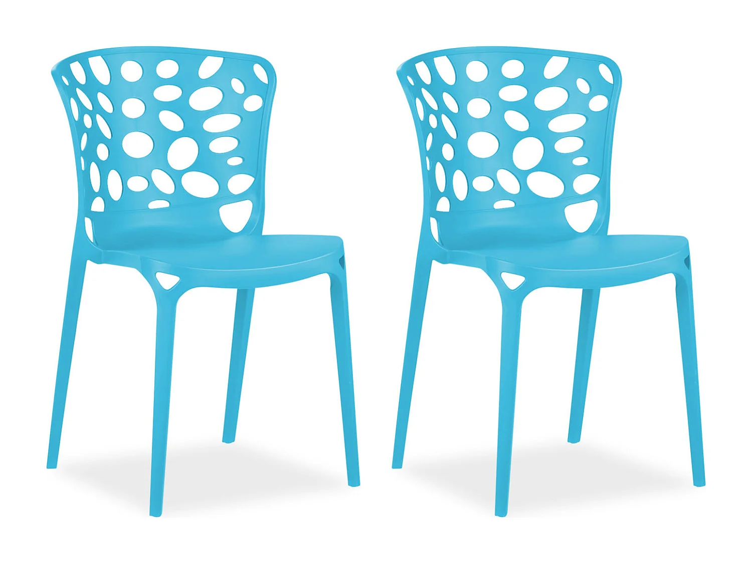 Silla de jardín 47x83x47 cm Azul