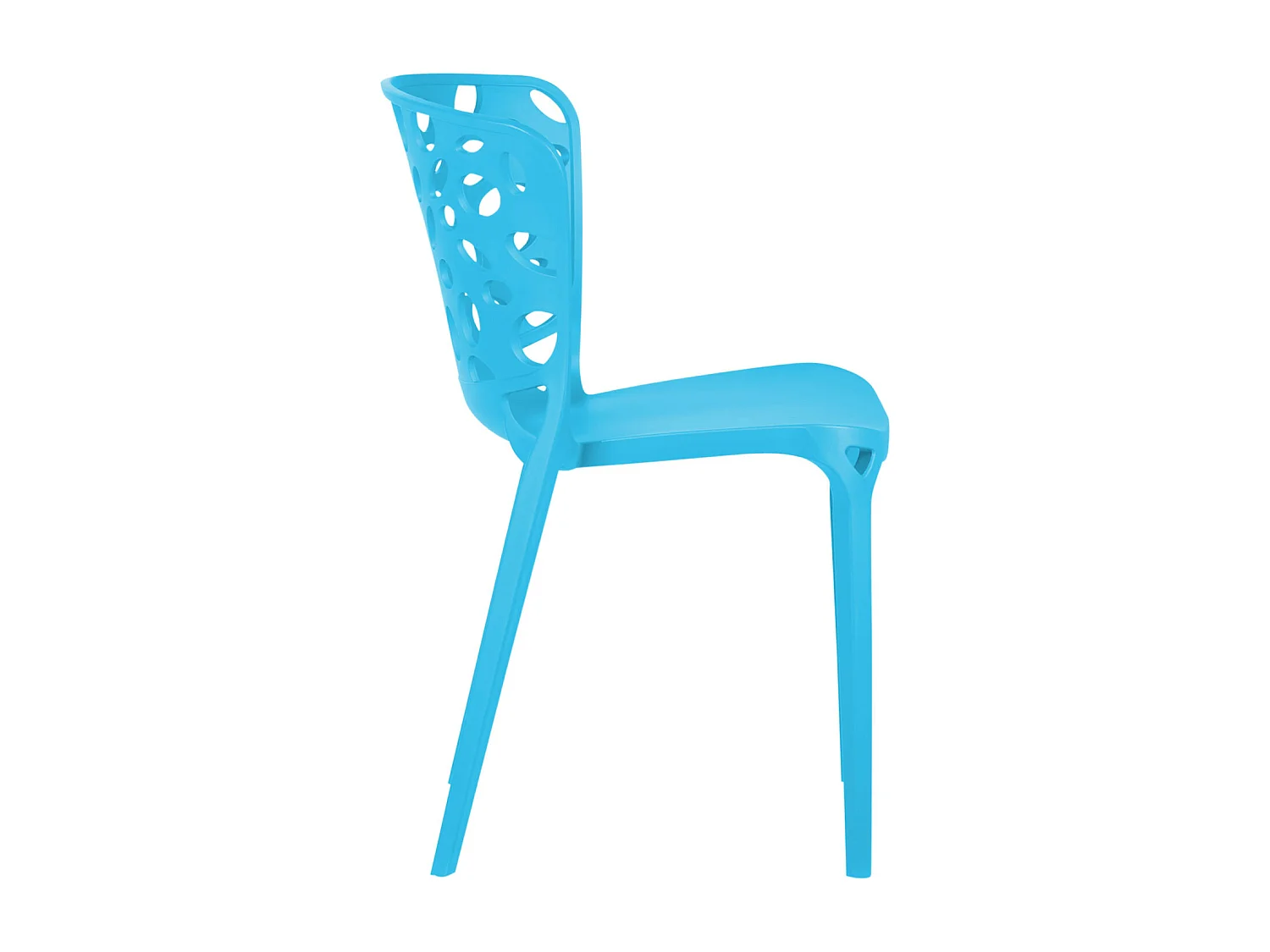 Silla de jardín 47x83x47 cm Azul