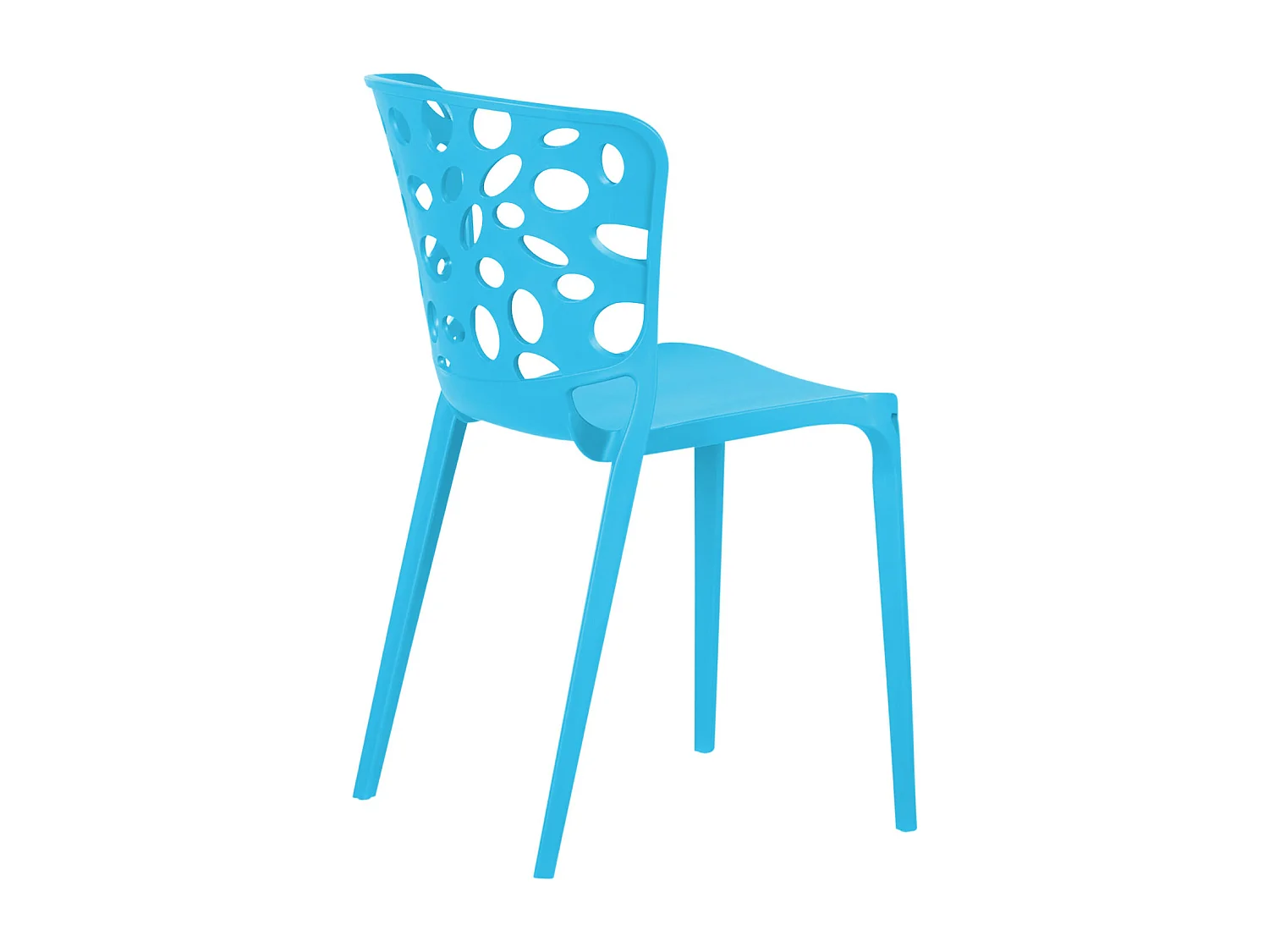 Silla de jardín 47x83x47 cm Azul