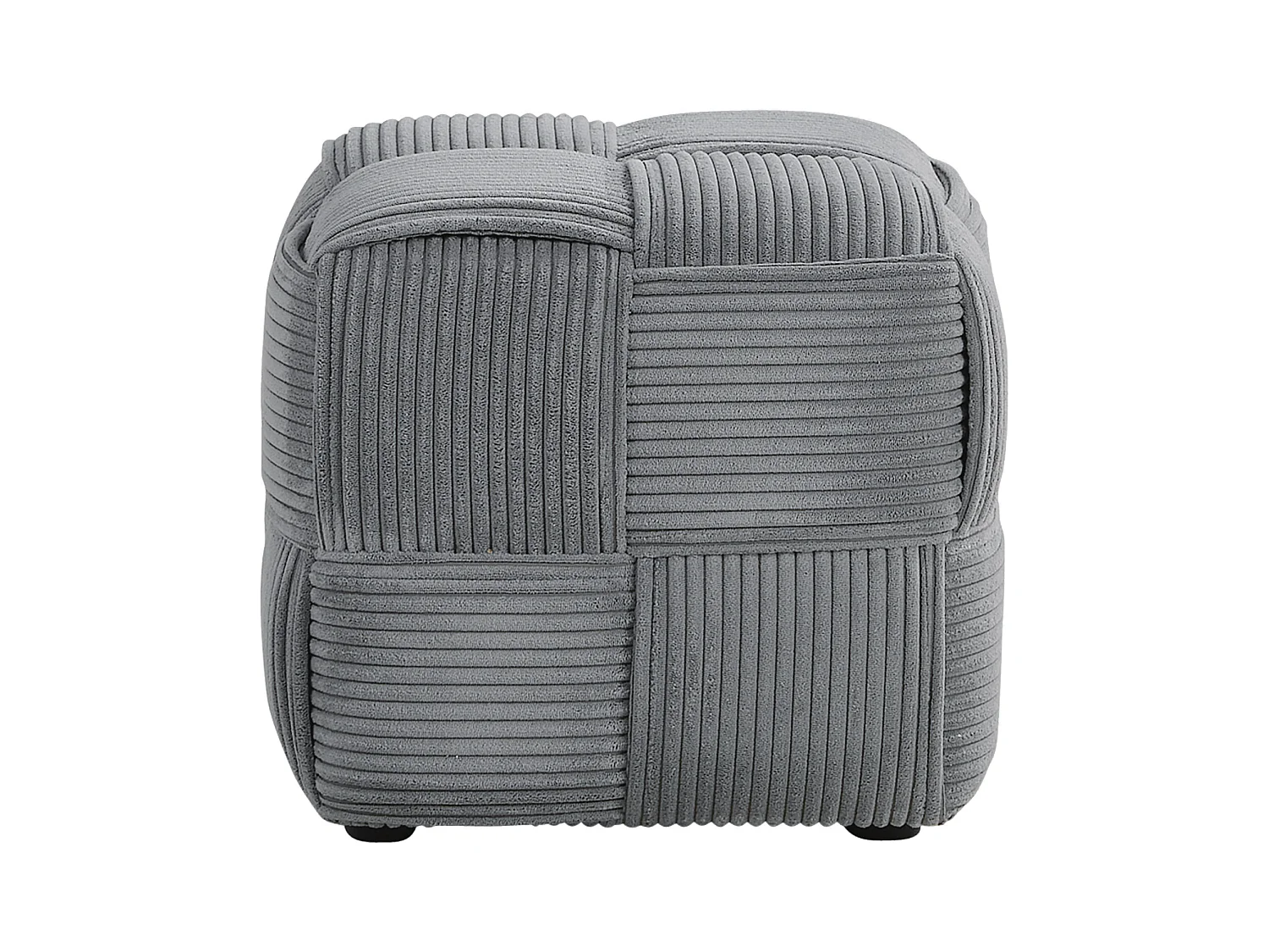 Repose-pieds 46x41x46 cm gris